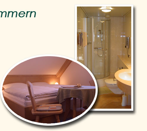 Blick auf ein Zimmer und ein bad